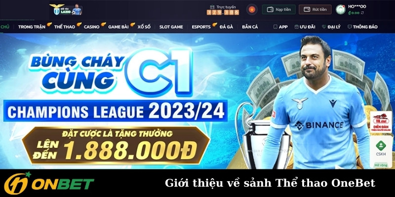 Giới thiệu về sảnh Thể thao OneBet